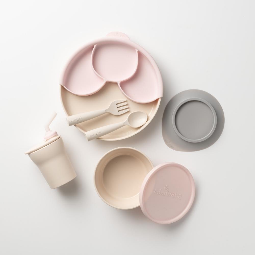 Miniware Little Foodie Deluxe - Vanilla + Cotton Candy - lily & onyx