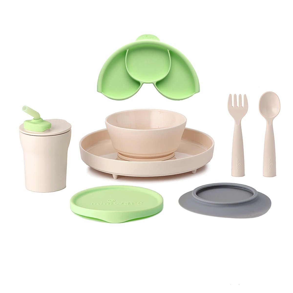 Miniware Little Foodie Deluxe - Vanilla + Key Lime - lily & onyx