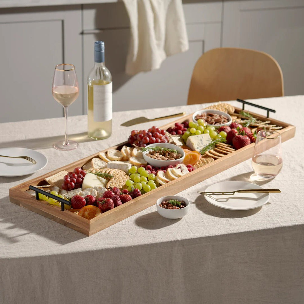 Twine Living Longboard Acacia Wood Cheese Board - lily & onyx