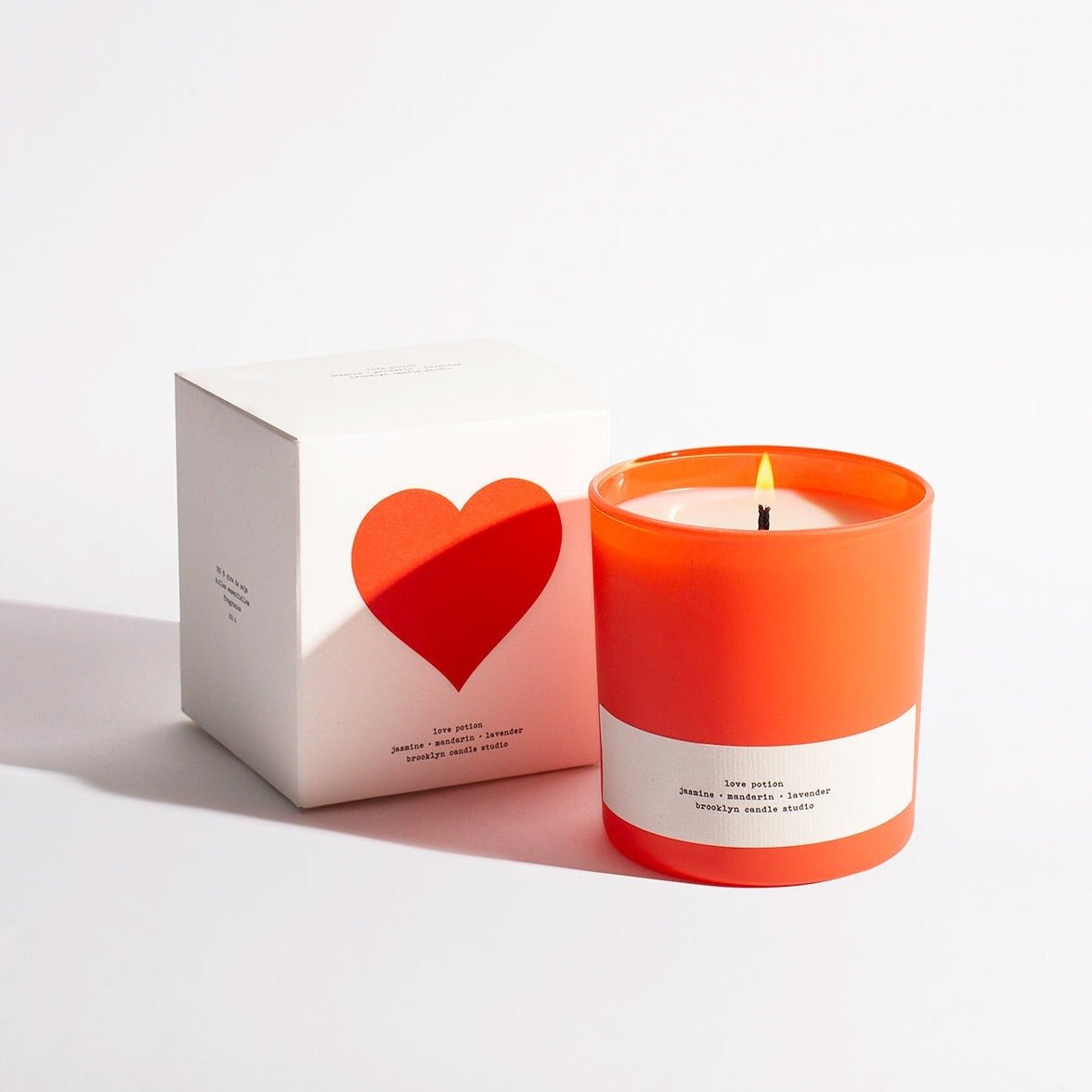 Brooklyn Candle Studio Love Potion Limited Edition Red Glass Candle - lily & onyx