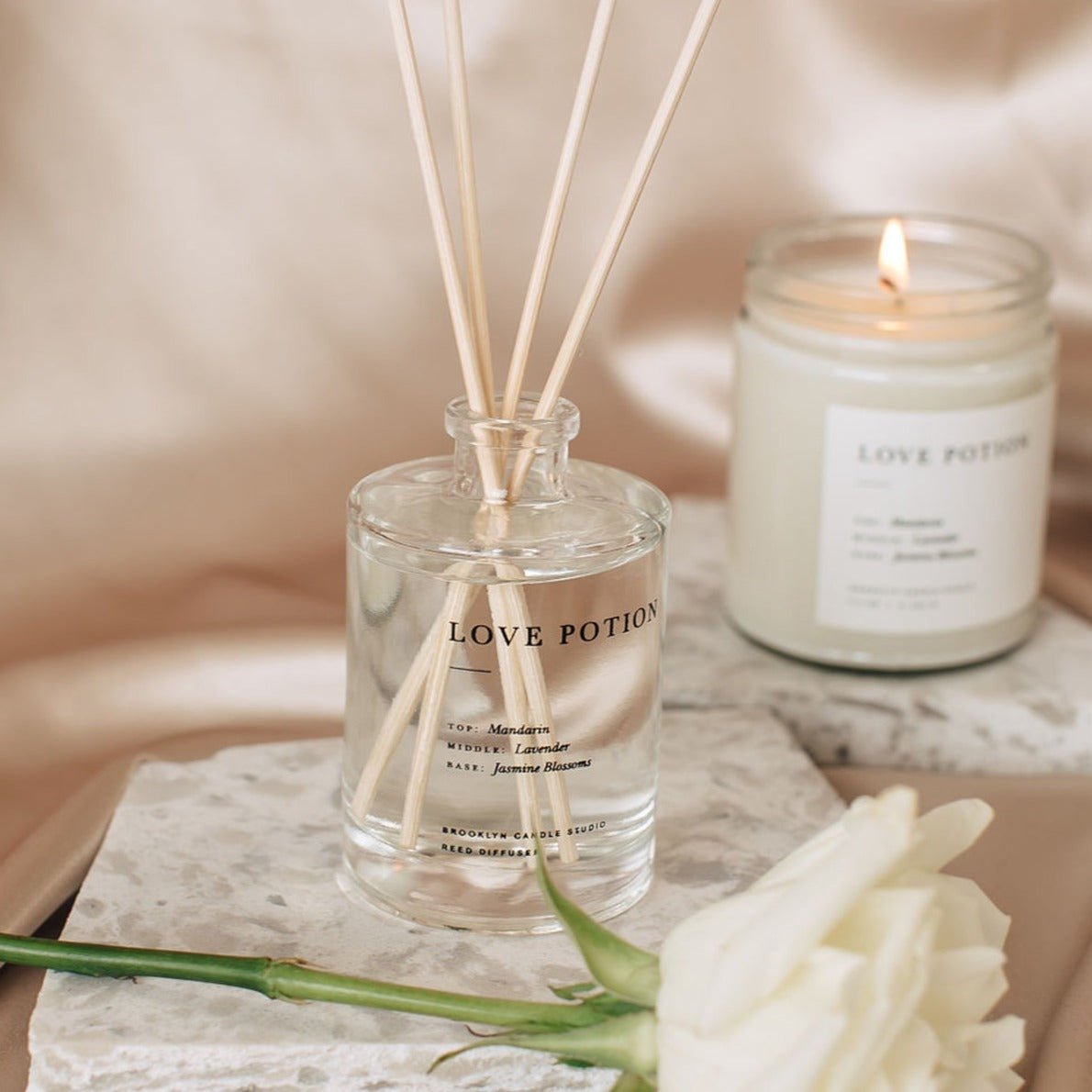 Brooklyn Candle Studio Love Potion Reed Diffuser - lily & onyx