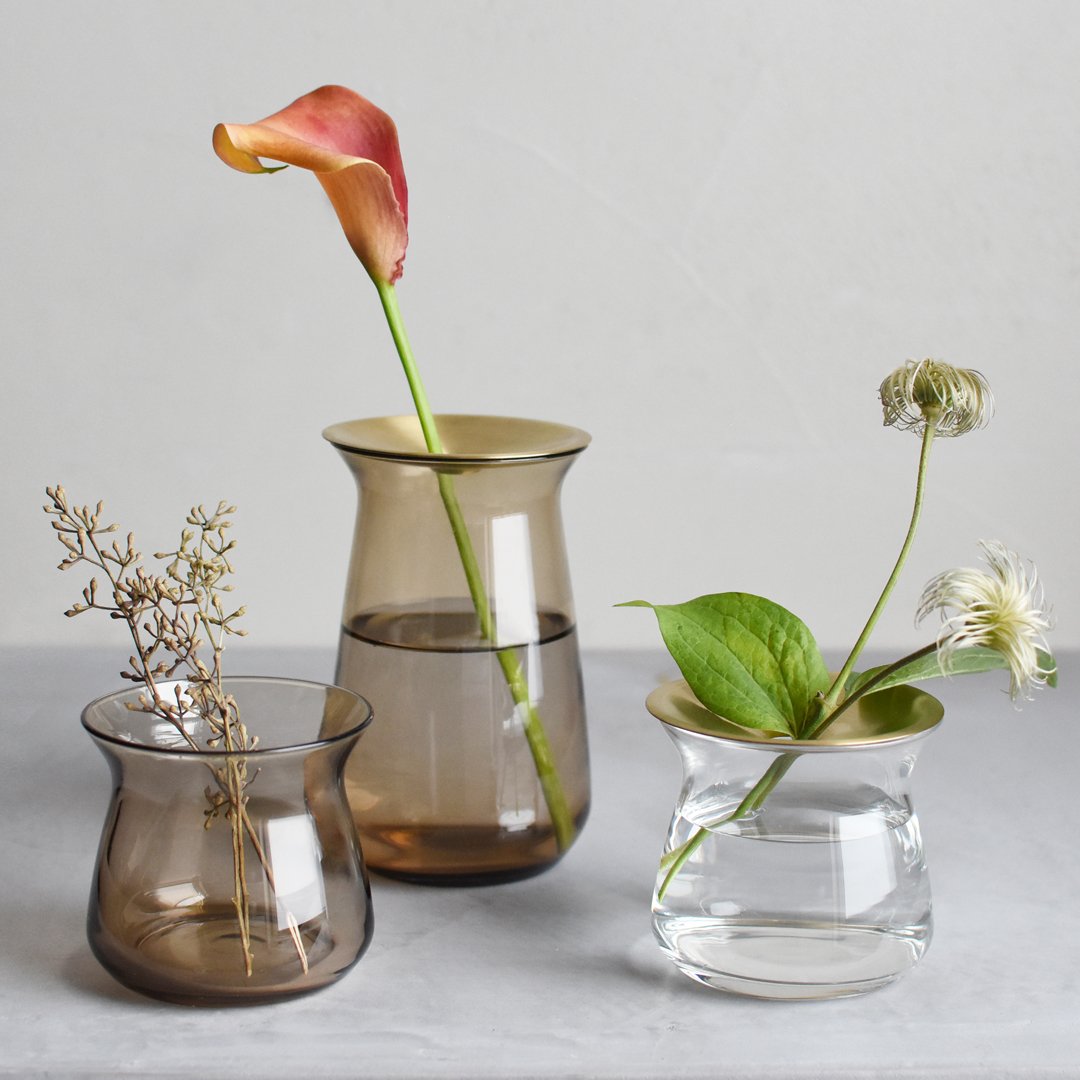 KINTO USA Luna Vase 3" - lily & onyx