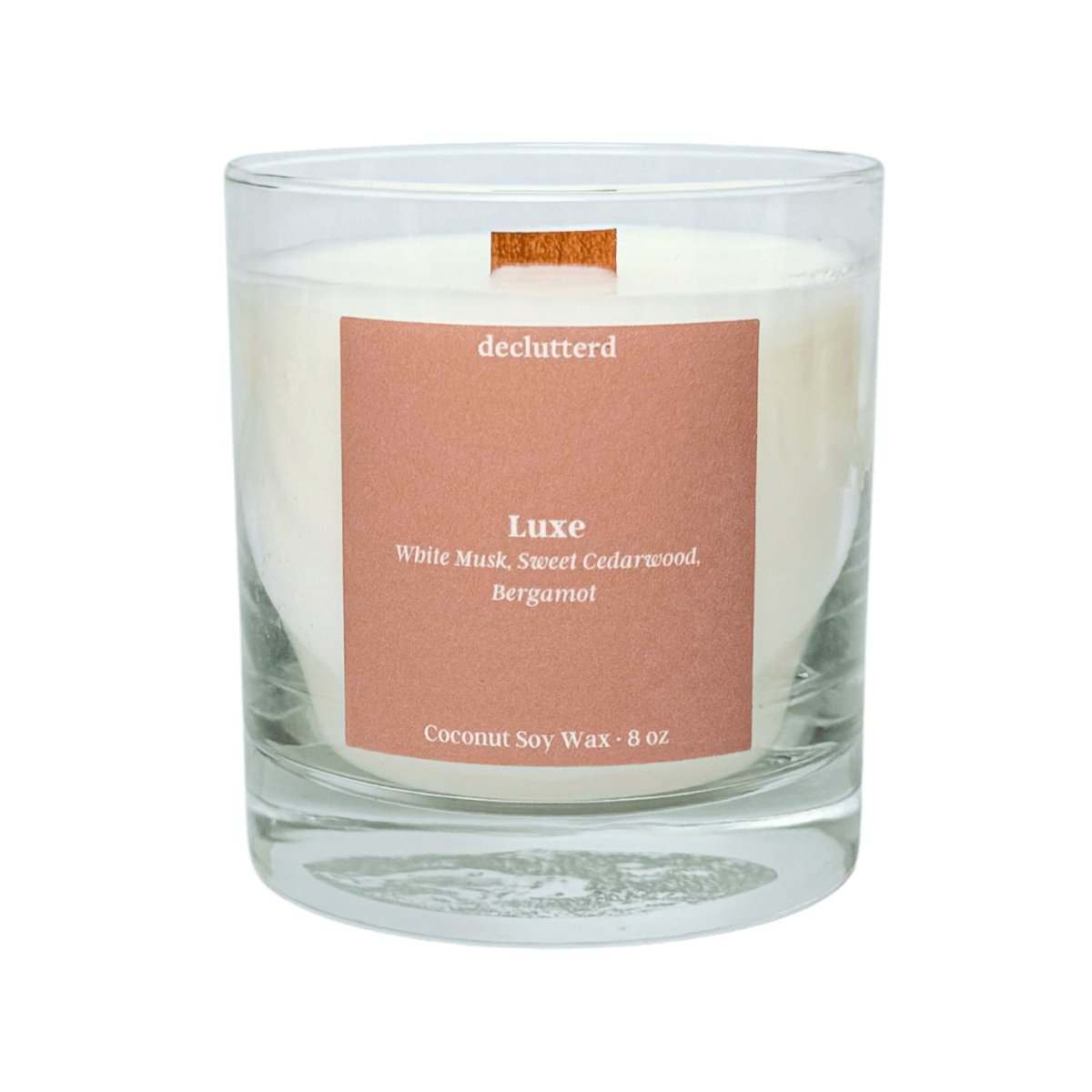 declutterd Luxe Wood Wick Candle - lily & onyx