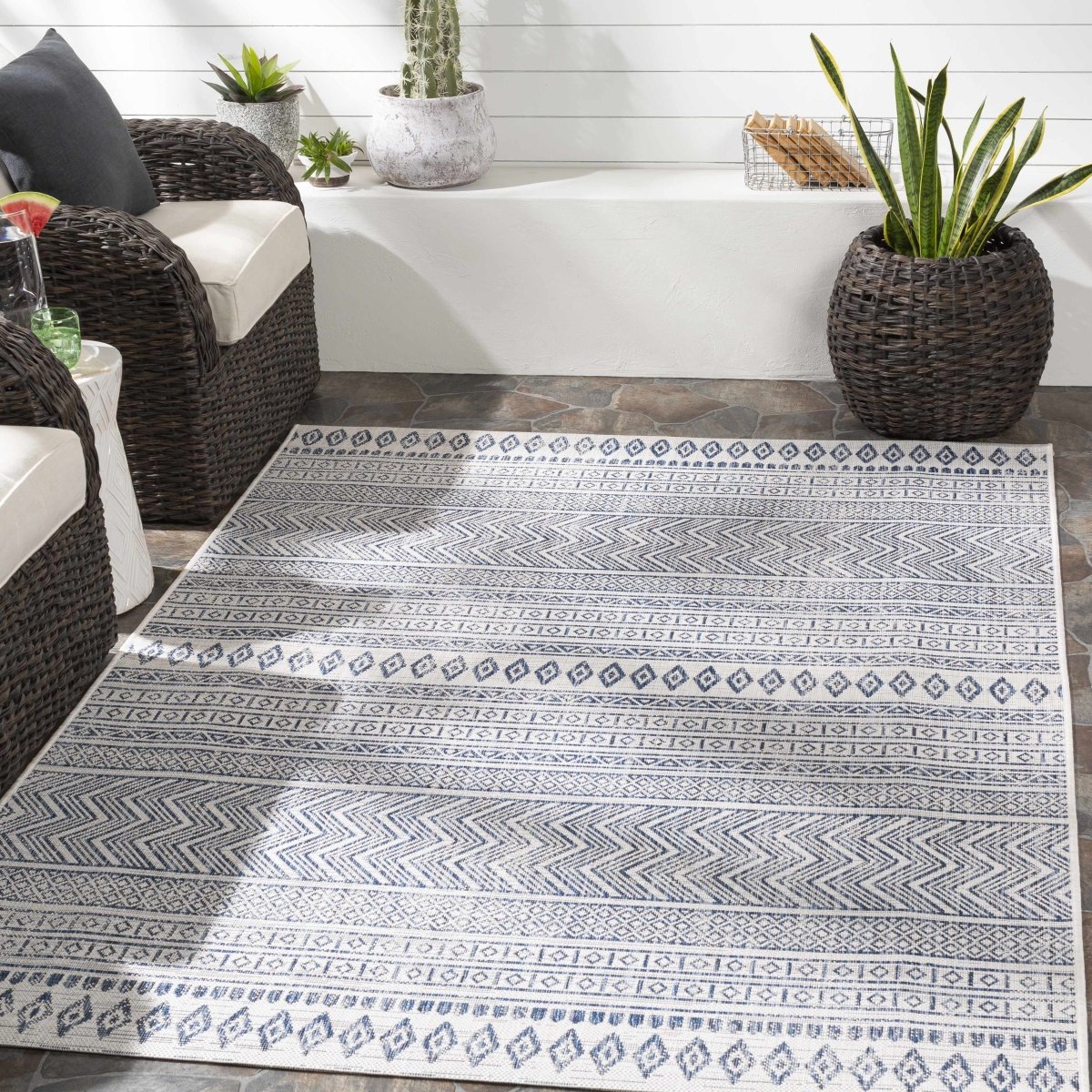 Hauteloom Madras Area Rug - lily & onyx