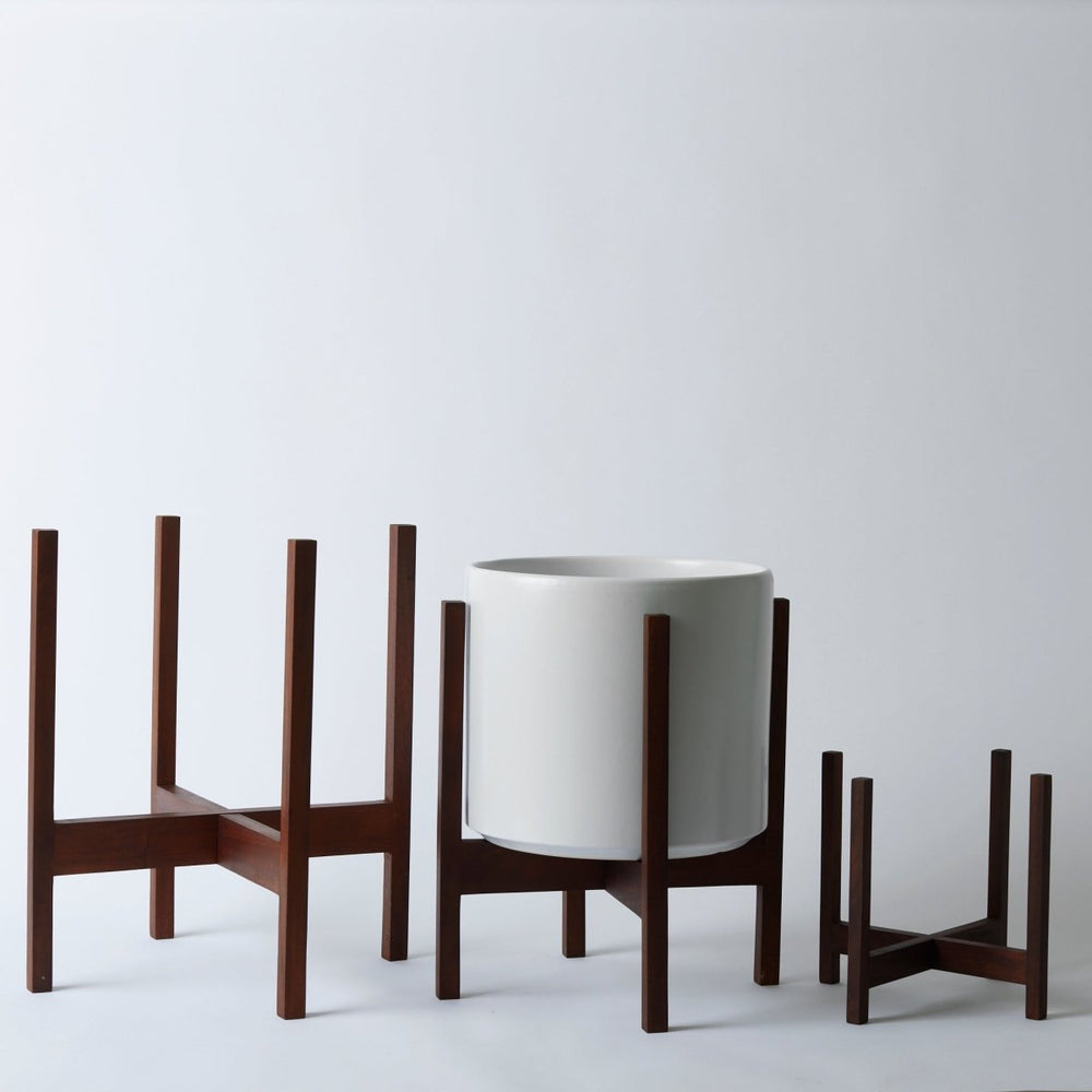 
                      
                        Solid Goods Mahogany Wood Reversible Plant Stand, 12 Inch - lily & onyx
                      
                    