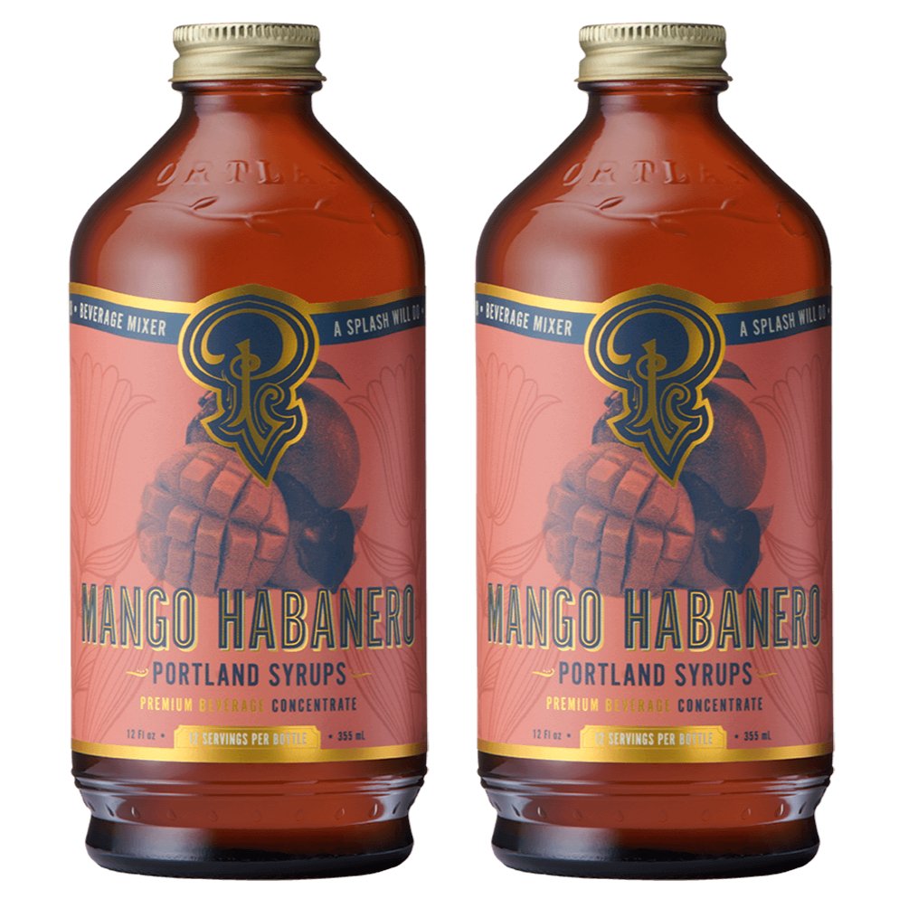 Portland Syrups Mango Habanero Syrup, 2 Pack - lily & onyx
