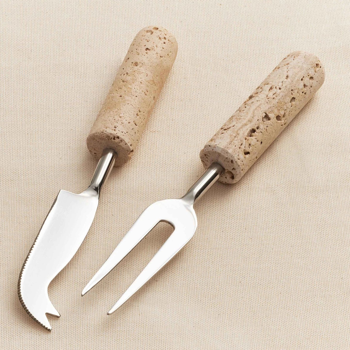 Load image into Gallery viewer, texxture Marbella™ Cheese Knives, Set of 2 - lily &amp;amp; onyx
