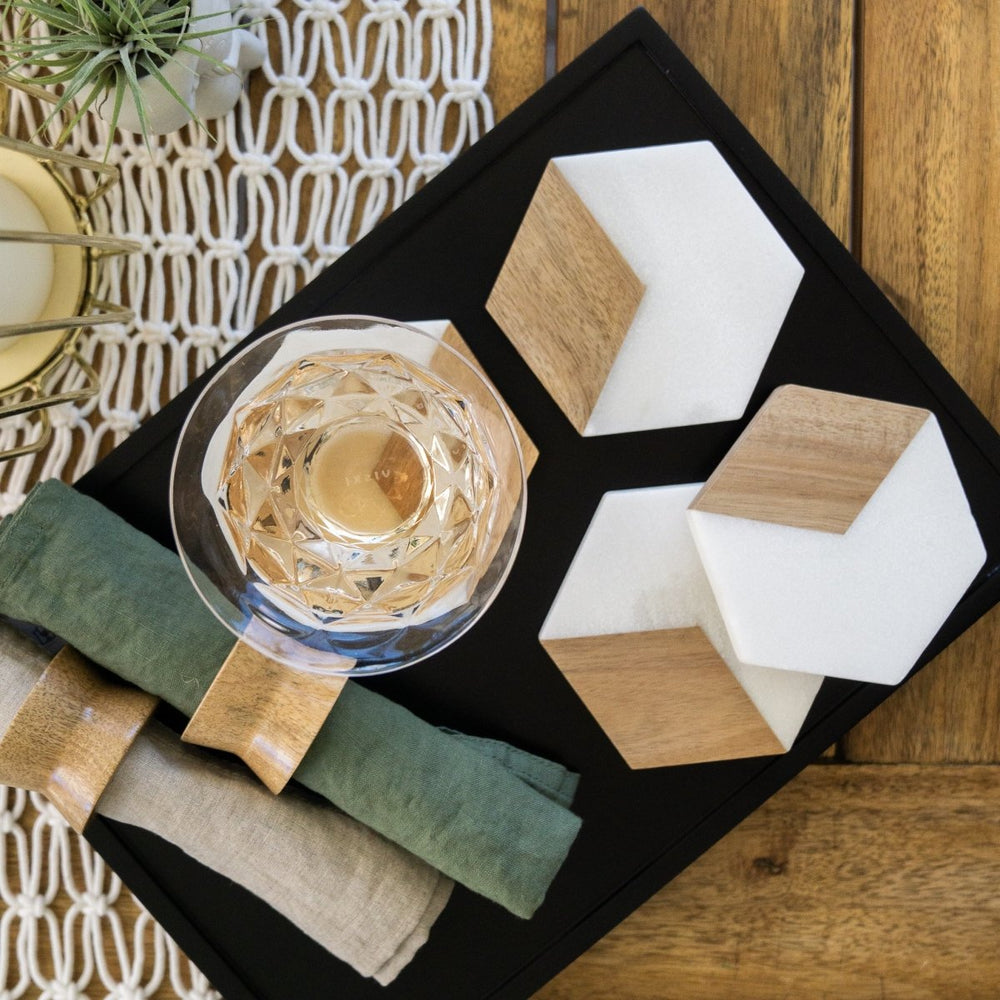 
                      
                        lily & onyx Marble + Acacia Wood Coaster Set - lily & onyx
                      
                    