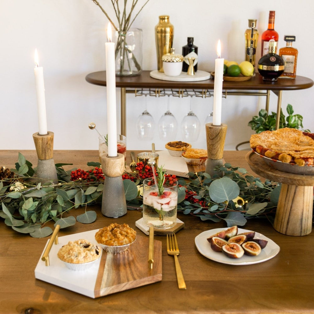 
                      
                        lily & onyx Marble & Acacia Wood Hex Tray With Brass Handles - lily & onyx
                      
                    