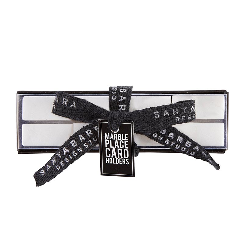 Load image into Gallery viewer, Santa Barbara Design Studio Marble Cube Place Card Holders - lily &amp;amp; onyx
