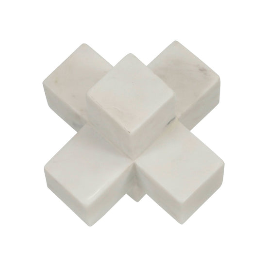 Sagebrook Home Marble Jack Decorative Accent, 7" - lily & onyx