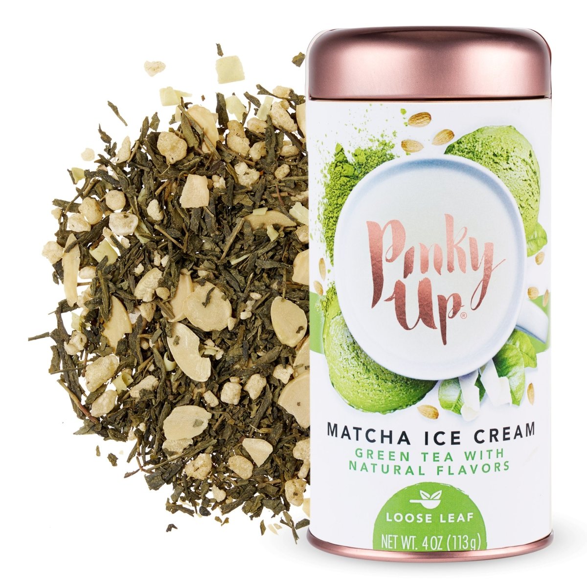 Pinky Up Matcha Ice Cream Loose Leaf Tea Tins - lily & onyx