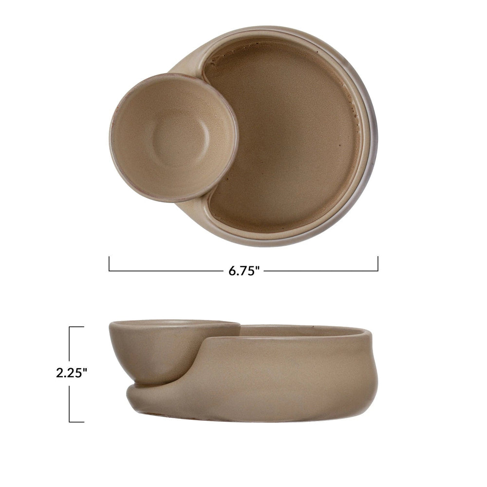 
                      
                        lily & onyx Matte Beige Stoneware Cracker & Soup Bowl with Reactive Glaze - lily & onyx
                      
                    