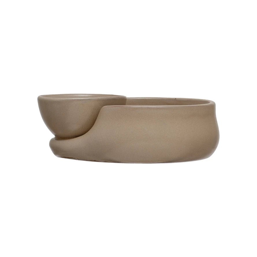 
                      
                        lily & onyx Matte Beige Stoneware Cracker & Soup Bowl with Reactive Glaze - lily & onyx
                      
                    
