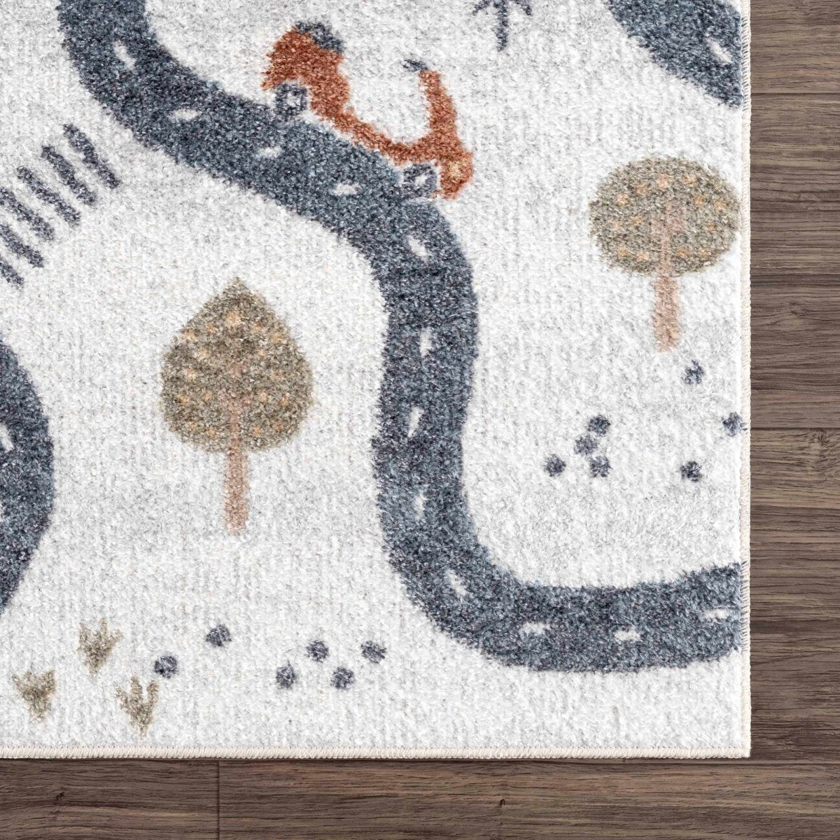 Hauteloom Mave Roads Washable Kids Rug - lily & onyx