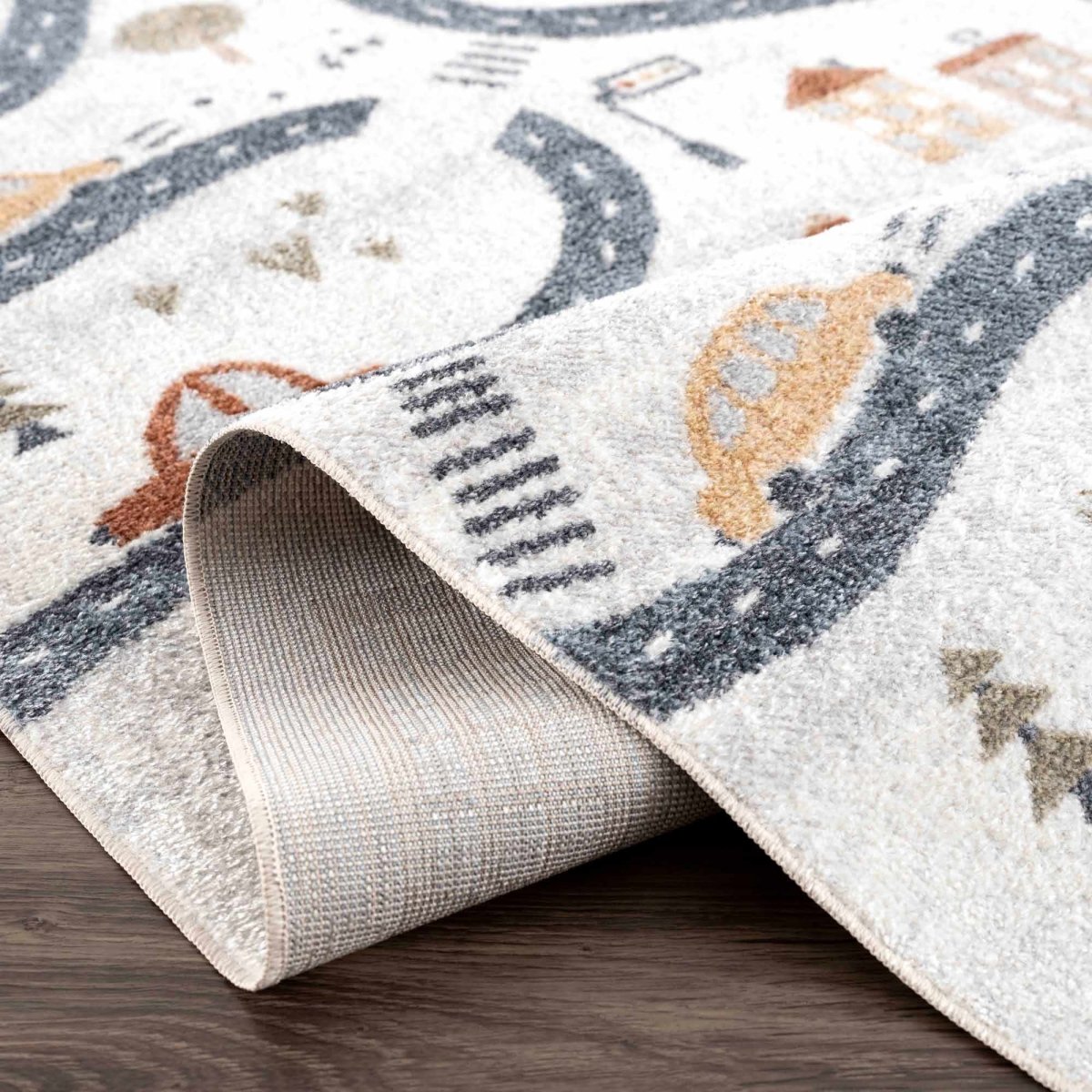 Hauteloom Mave Roads Washable Kids Rug - lily & onyx