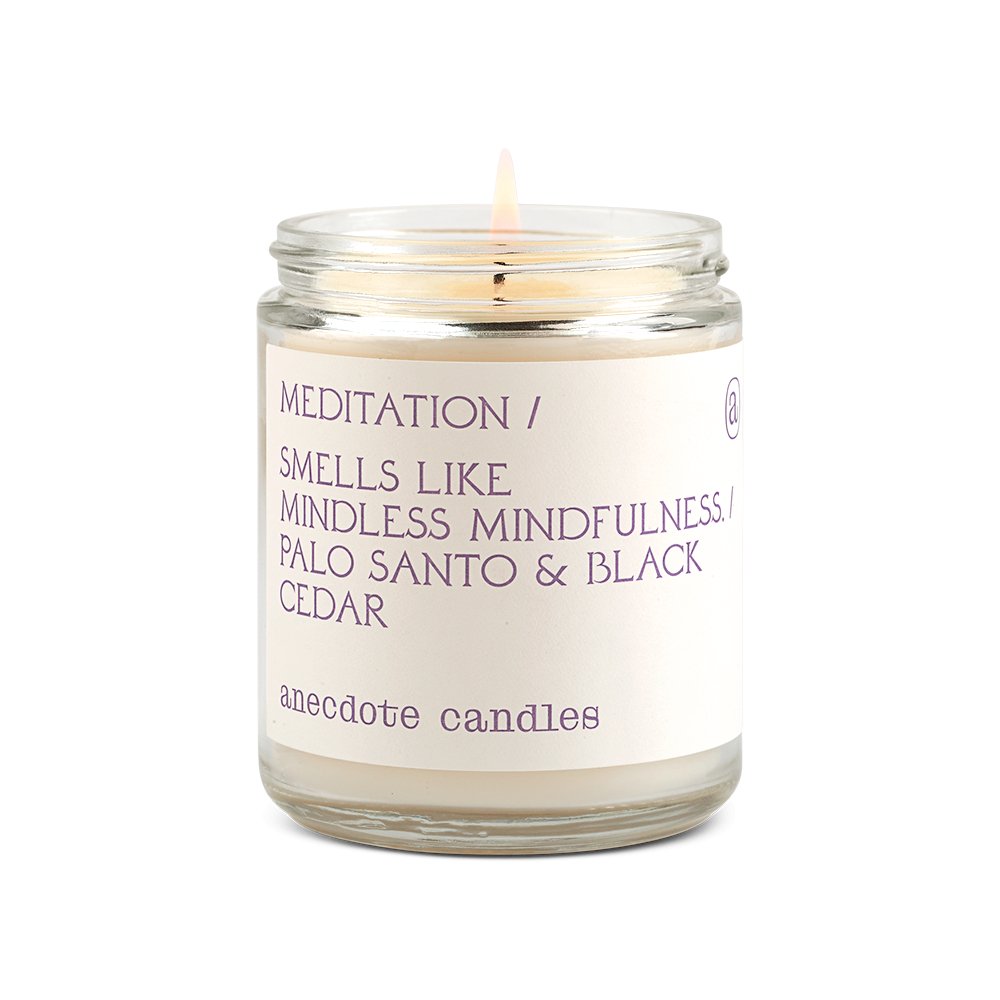 Anecdote Candles Meditation Candle - lily & onyx