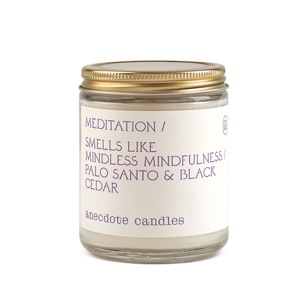 Anecdote Candles Meditation Candle - lily & onyx