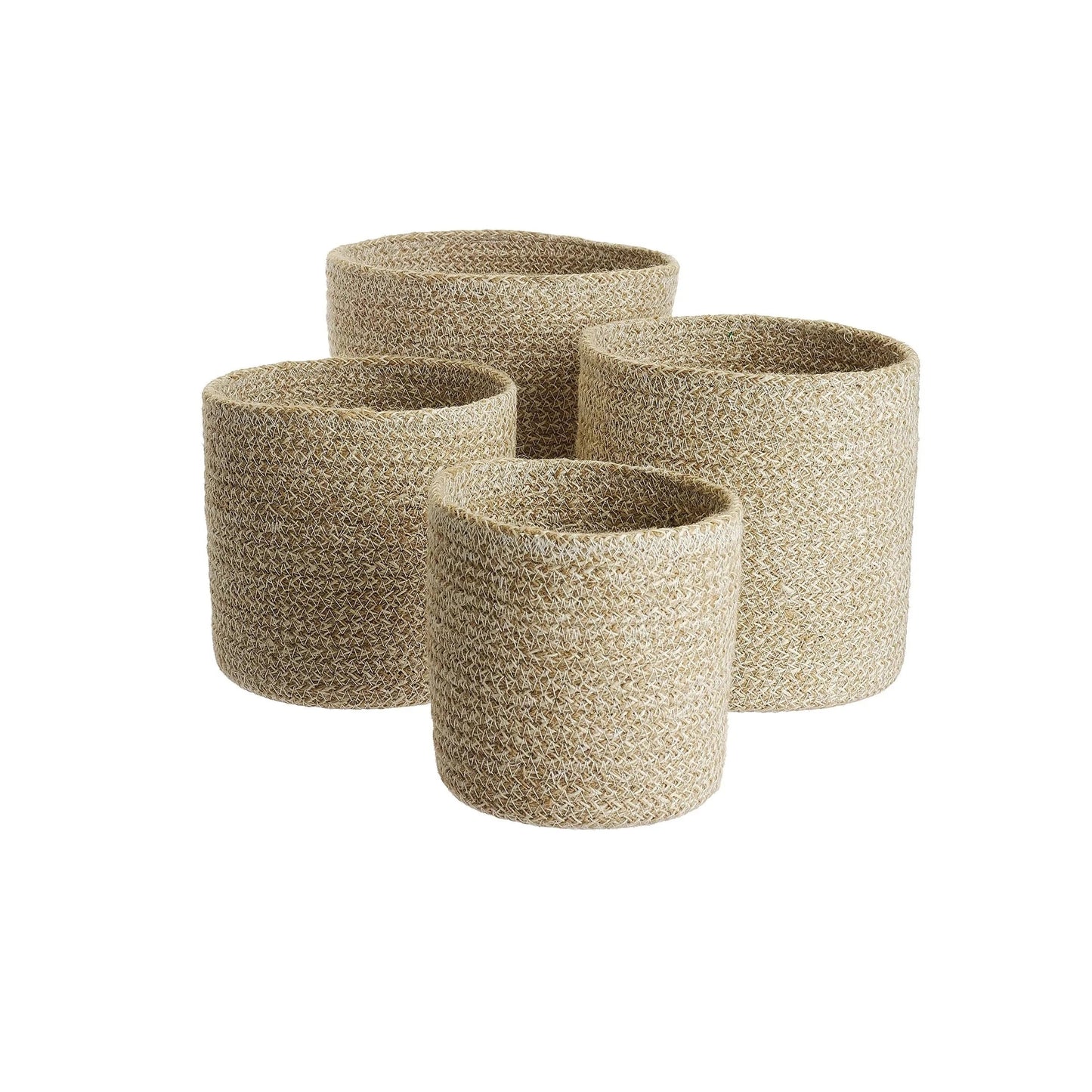 Load image into Gallery viewer, texxture Melia™ Woven Jute Cachepot Baskets, Set of 4 - lily &amp;amp; onyx
