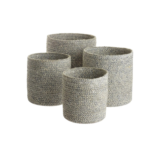 Load image into Gallery viewer, texxture Melia™ Woven Jute Cachepot Baskets, Set of 4 - lily &amp;amp; onyx
