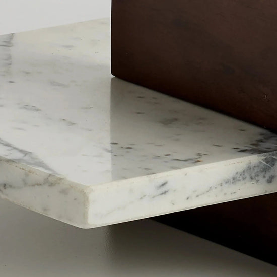 texxture Mercer™ Marble & Acacia Wood Riser - lily & onyx