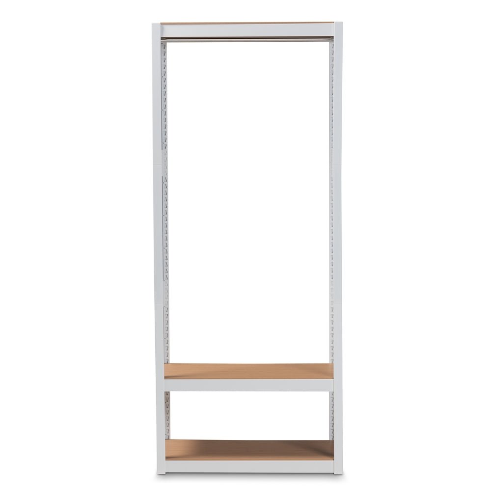 
                      
                        Baxton Studio Metal 3 Shelf Free Standing Closet Storage Organizer - lily & onyx
                      
                    