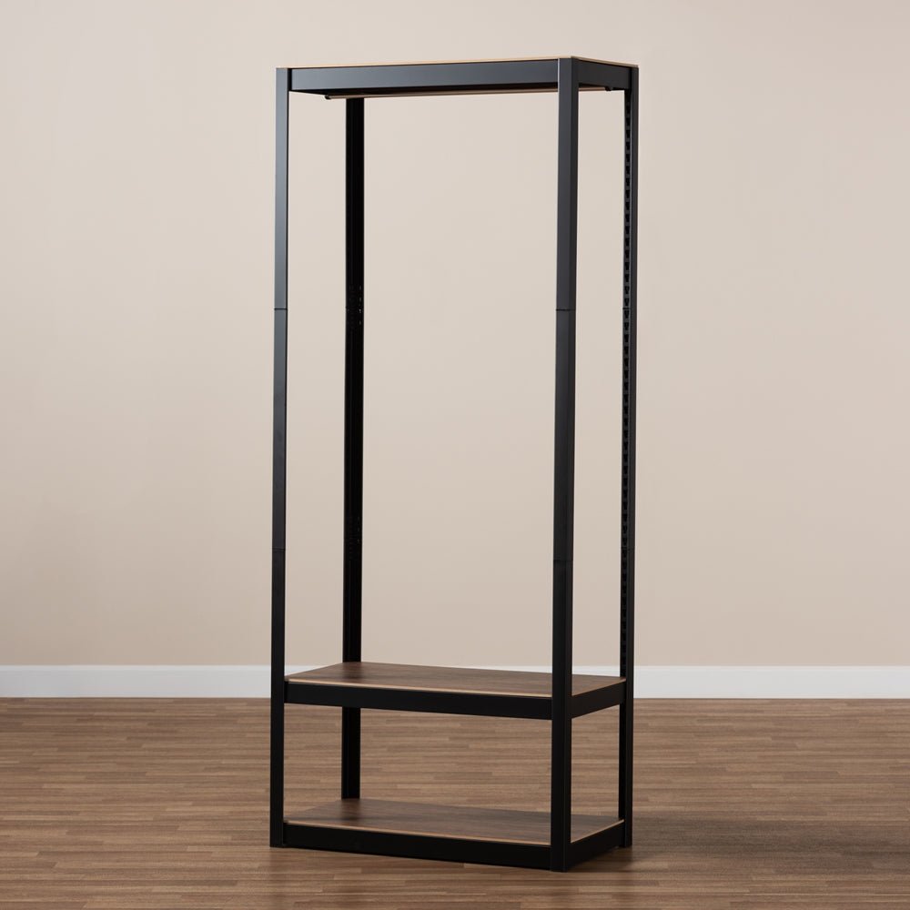 
                      
                        Baxton Studio Metal 3 Shelf Free Standing Closet Storage Organizer - lily & onyx
                      
                    