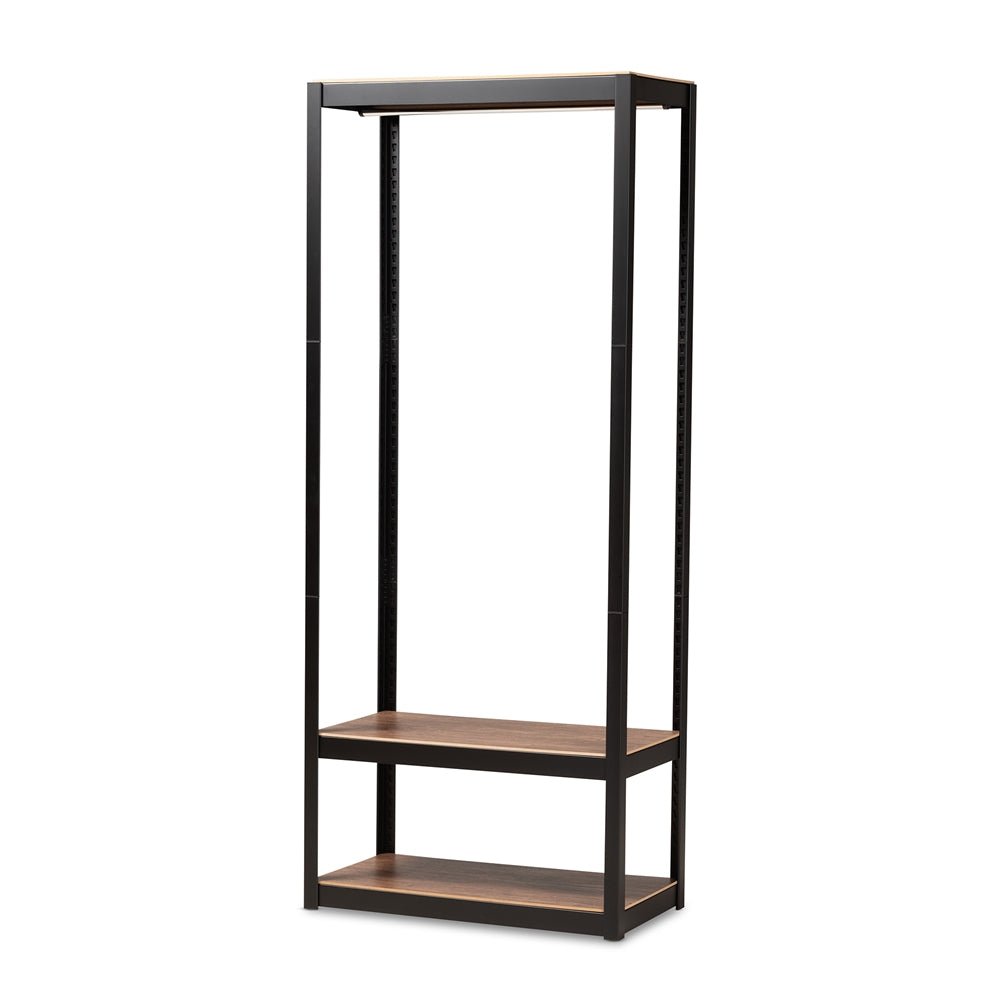 
                      
                        Baxton Studio Metal 3 Shelf Free Standing Closet Storage Organizer - lily & onyx
                      
                    