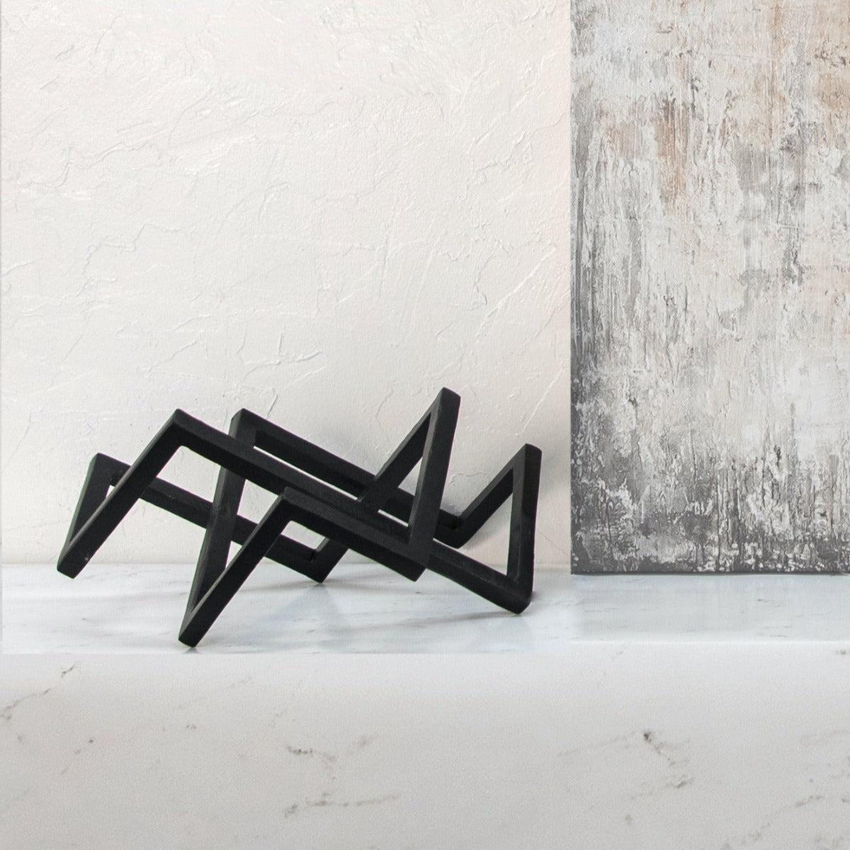 Sagebrook Home Metal Geometric Decor, 15