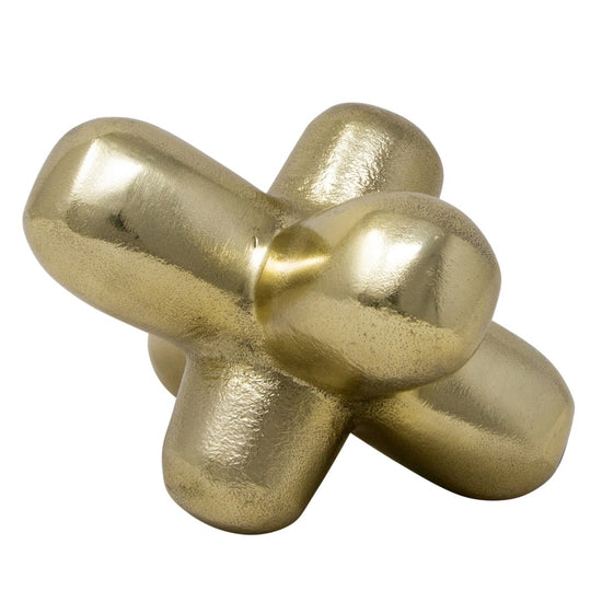 Sagebrook Home Metal Geometric Orb, Gold - lily & onyx