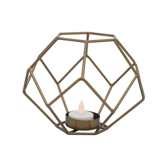 Sagebrook Home Metal Orb Votive Holder Trio, Bronze - lily & onyx
