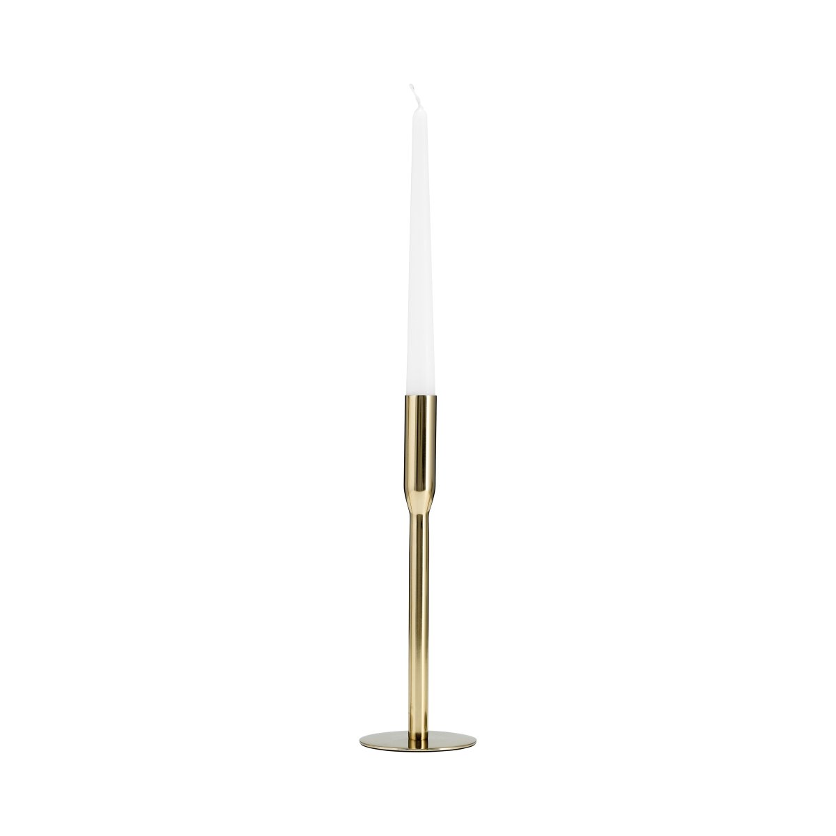 Sagebrook Home Metal Taper Candle Holder, Gold - lily & onyx