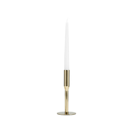 Sagebrook Home Metal Taper Candle Holder, Gold - lily & onyx