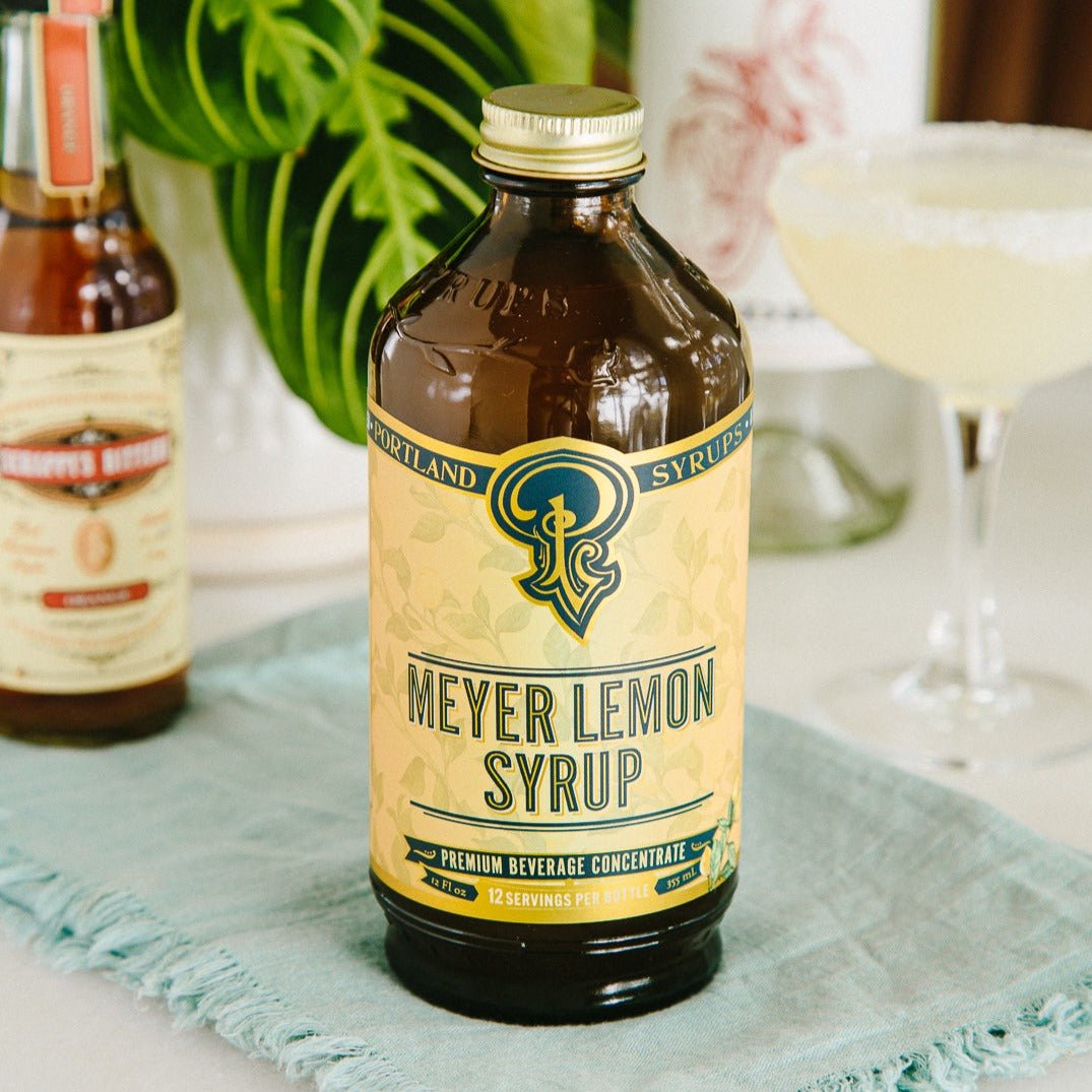 Portland Syrups Meyer Lemon Syrup, 2 Pack - lily & onyx