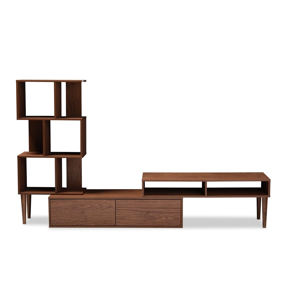 Load image into Gallery viewer, Baxton Studio Mid Century Retro Modern Tv Stand Entertainment Center And Display Unit - lily &amp;amp; onyx
