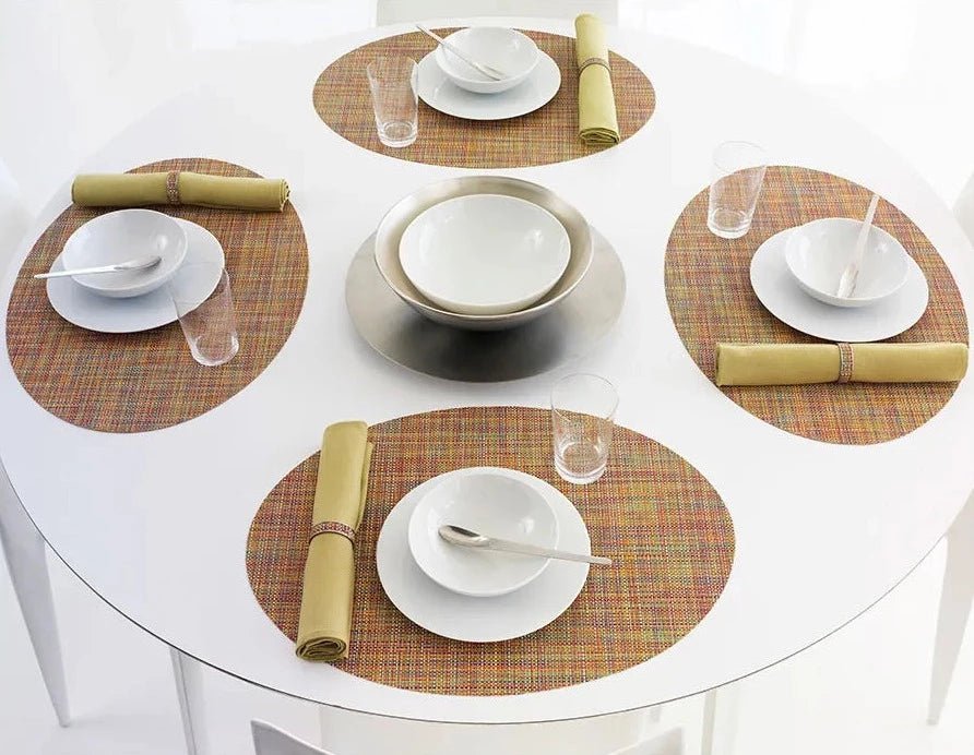 Chilewich Mini Basketweave Oval Placemat - lily & onyx