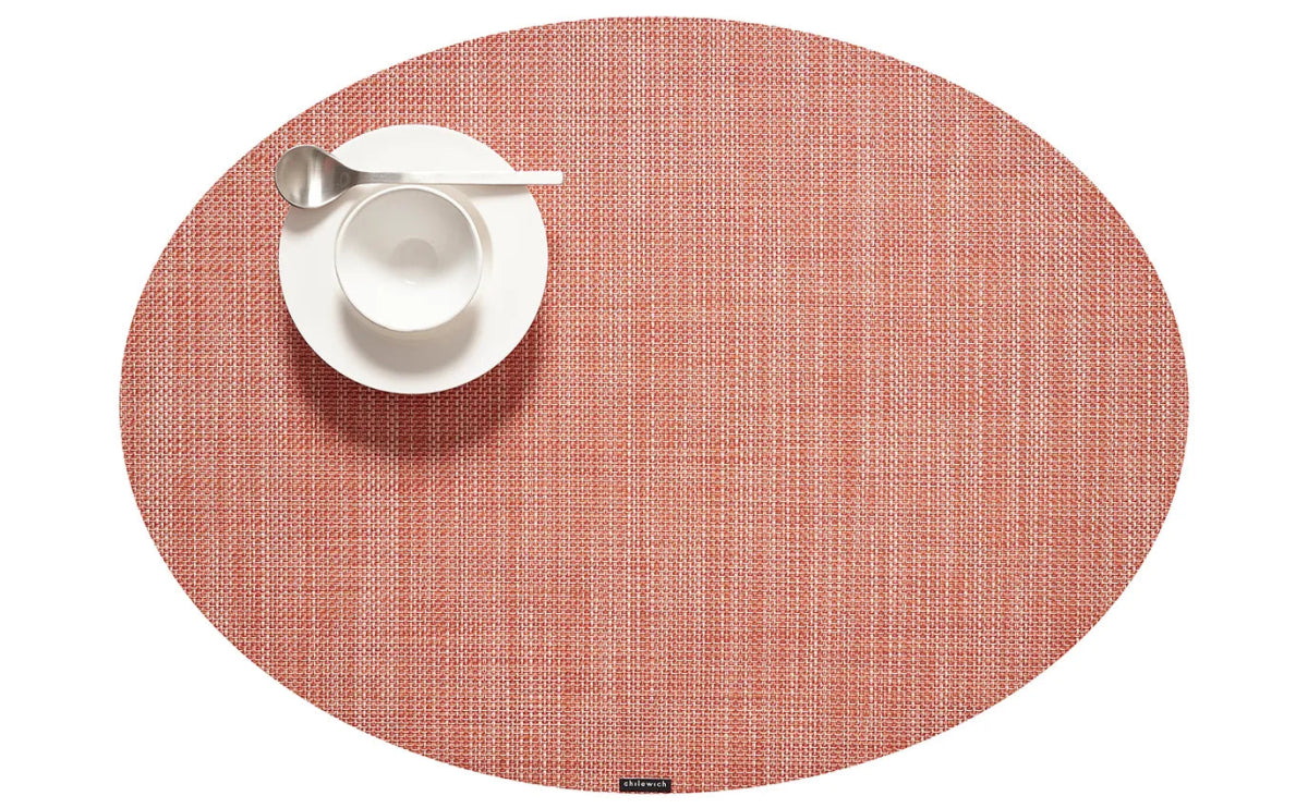 Chilewich Mini Basketweave Oval Placemat - lily & onyx