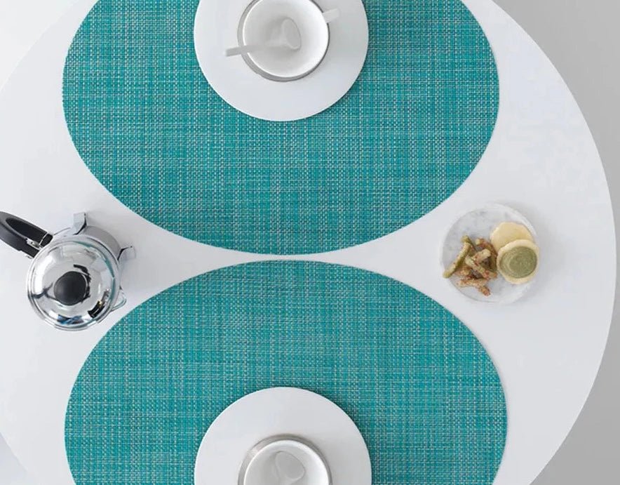 
                      
                        Chilewich Mini Basketweave Oval Placemat - lily & onyx
                      
                    