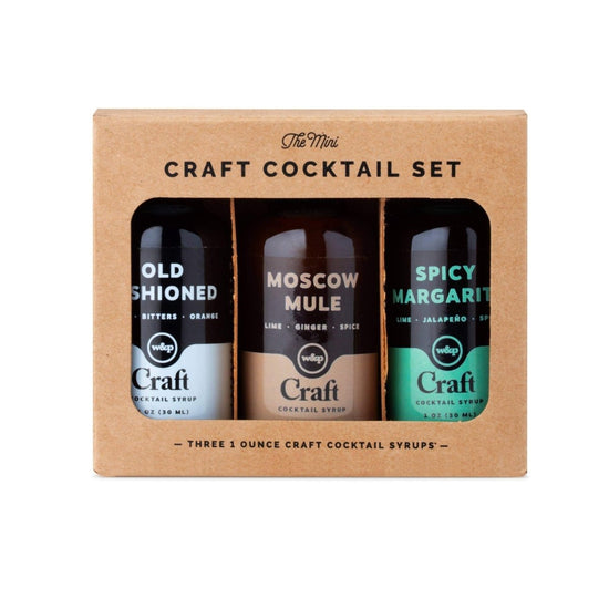 W&P Design Mini Cocktail Syrup Set, 3 Pack - lily & onyx