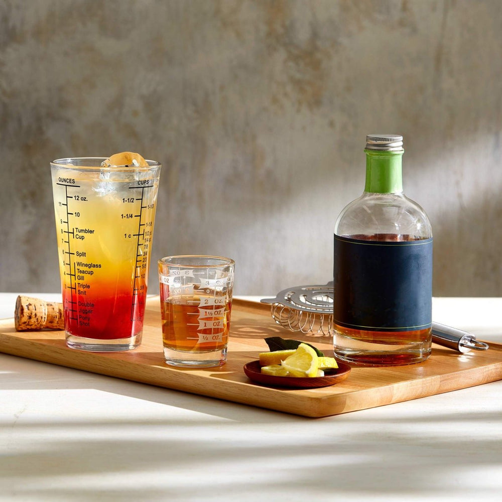 Libbey Mixologist Essentials 2-Piece Measuring Glass Set - lily & onyx