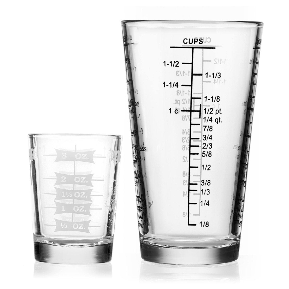 Libbey Mixologist Essentials 2-Piece Measuring Glass Set - lily & onyx