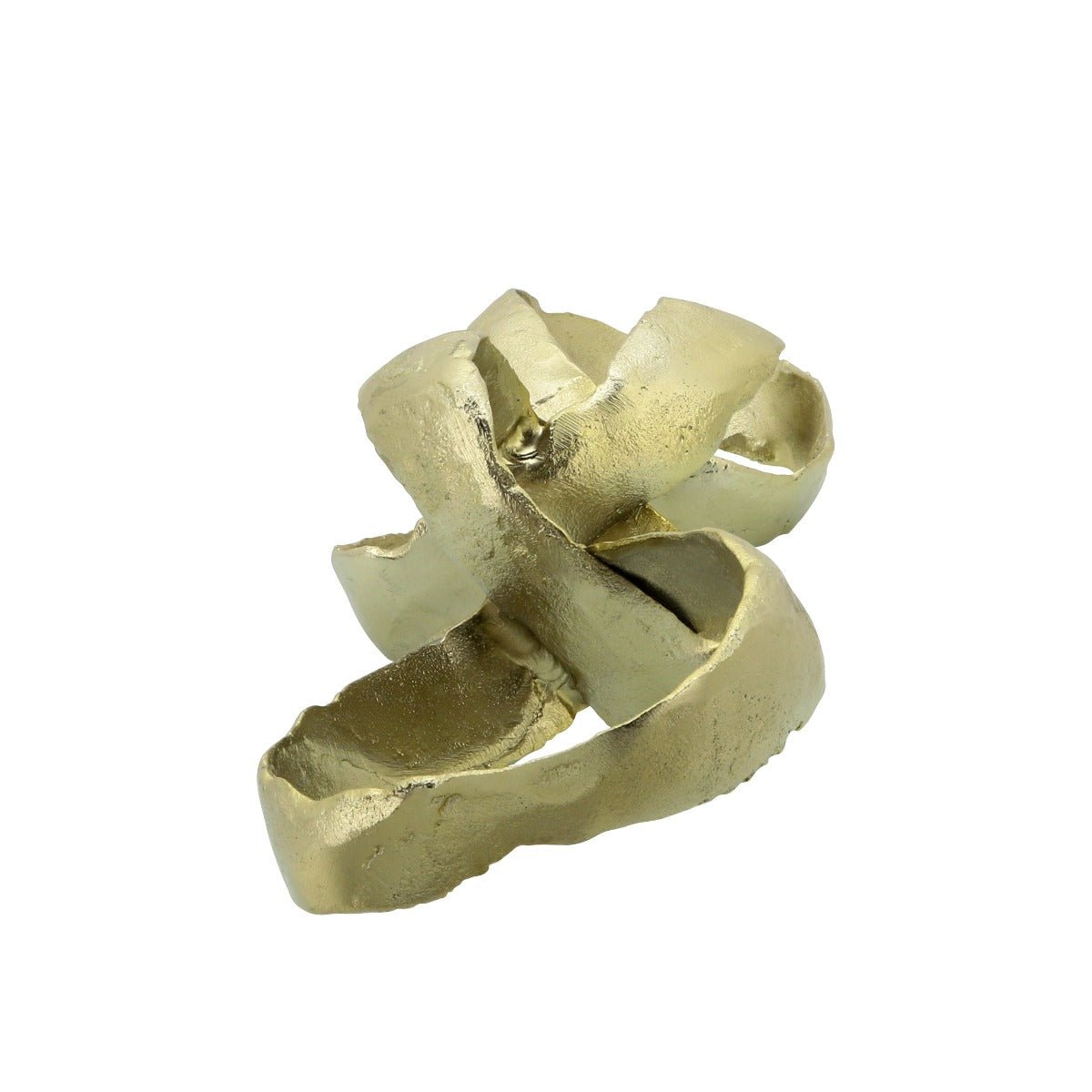 Sagebrook Home Modern Gold Metal Ring Chain Decorative Accent, 24