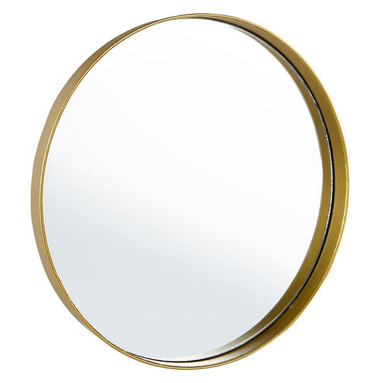 Load image into Gallery viewer, 47th &amp;amp; Main Modern Round Gold Hanging Mirror, 12&amp;quot; - lily &amp;amp; onyx
