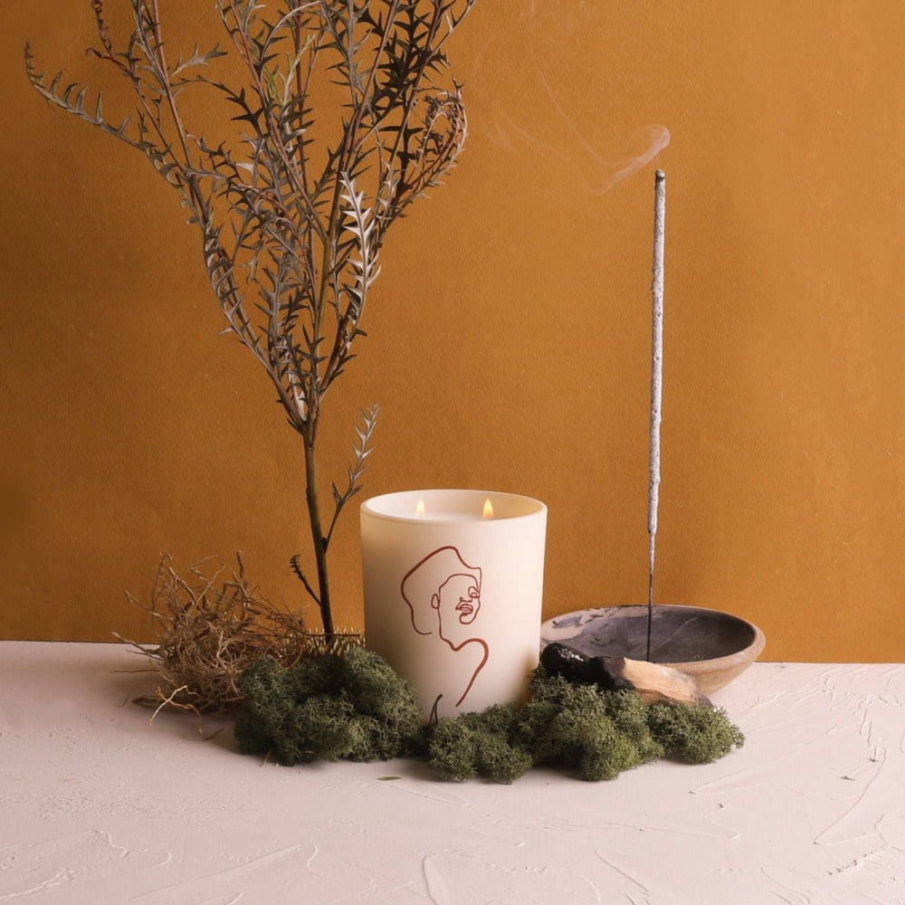 Brooklyn Candle Studio Mojave Embers - Allison Kunath Artist Edition Candle - lily & onyx