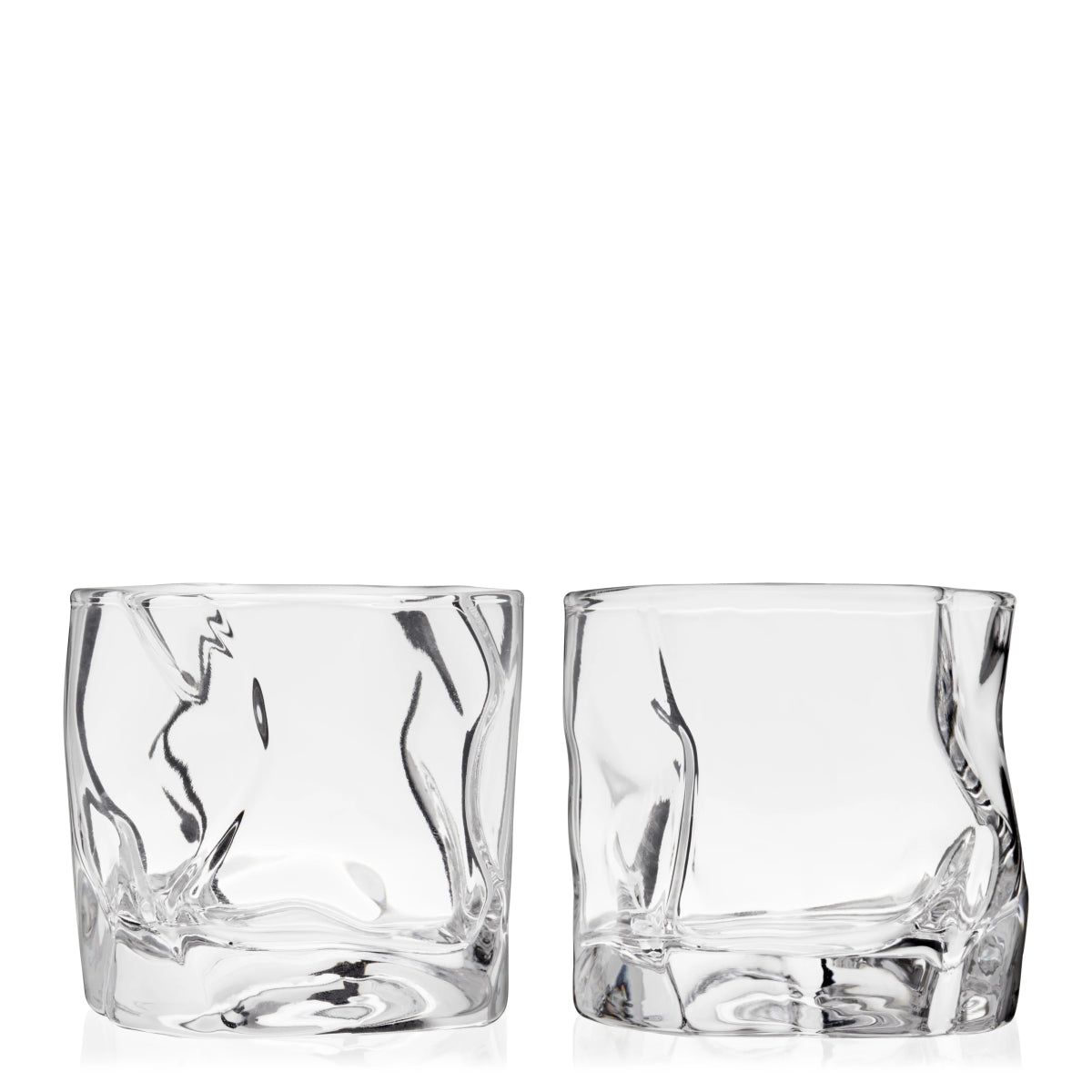 Viski Molten Glass Tumblers, Set of 2 - lily & onyx