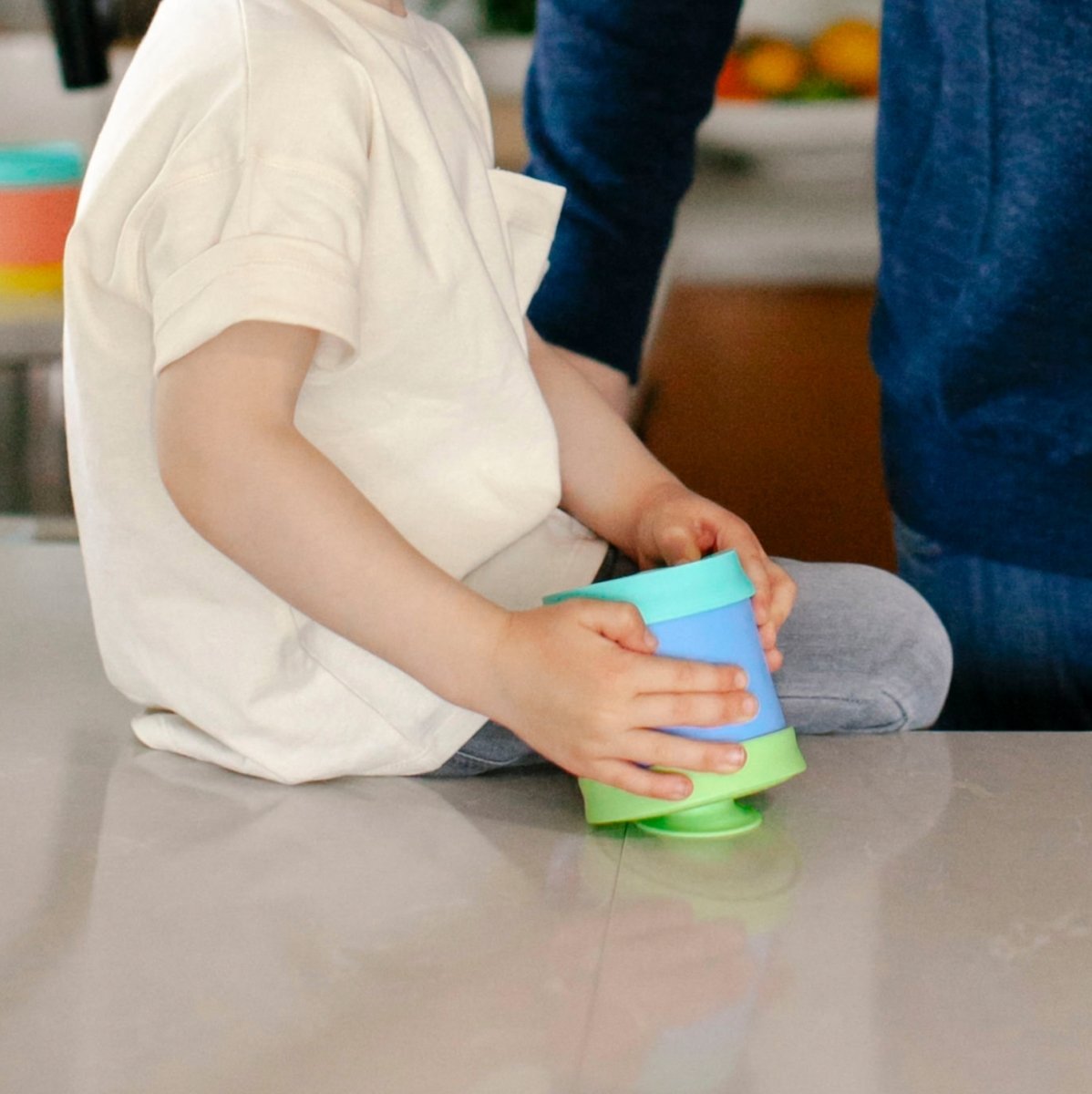 morepeas morepeas™ Essential Snack Cup and Steamer - lily & onyx