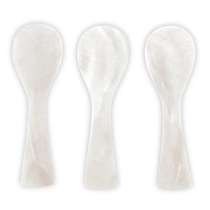 Santa Barbara Design Studio Mother of Pearl Shell Serving Spoons, Set of 6 - lily & onyx