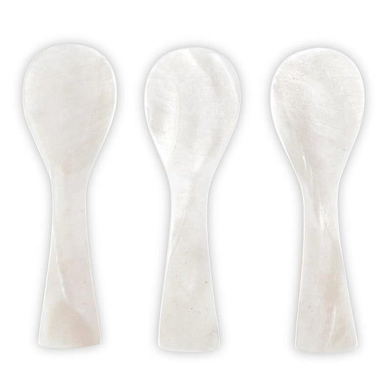 Santa Barbara Design Studio Mother of Pearl Shell Serving Spoons, Set of 6 - lily & onyx