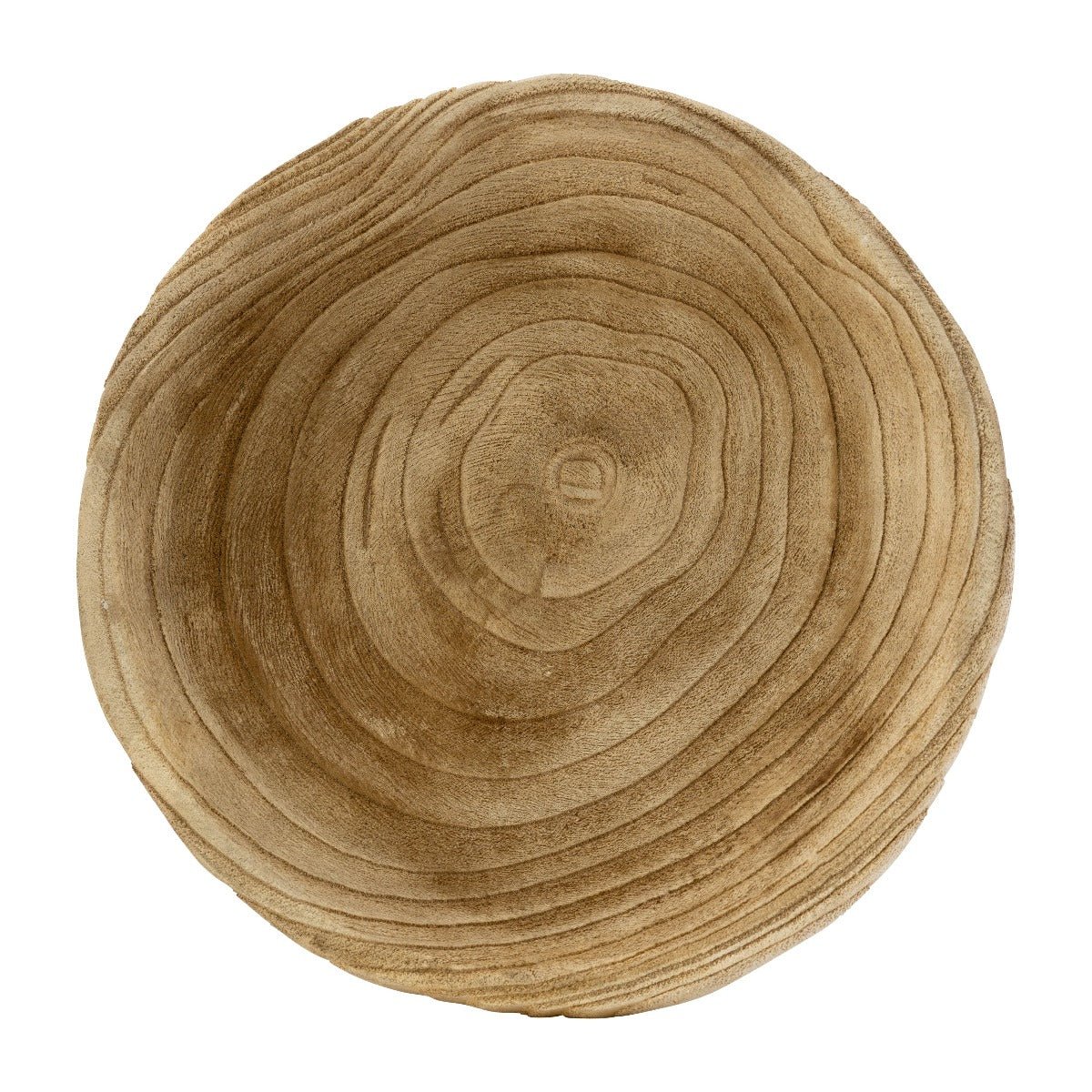 Sagebrook Home Natural Paulownia Wood Bowl With Legs, 11" - lily & onyx