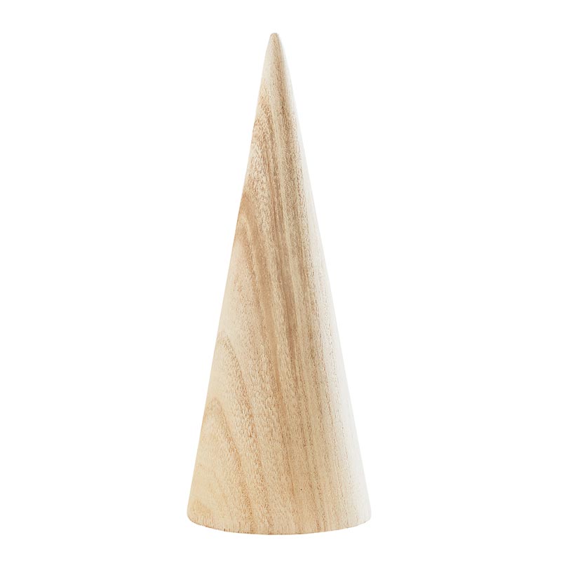 Santa Barbara Design Studio Natural Wood Cone Trees, Set Of 2 - lily & onyx